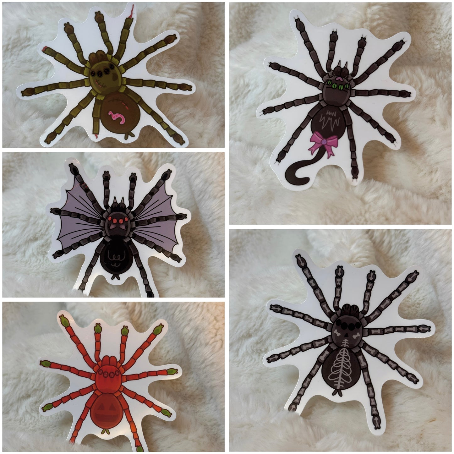 Spooky Spider Sticker Pack