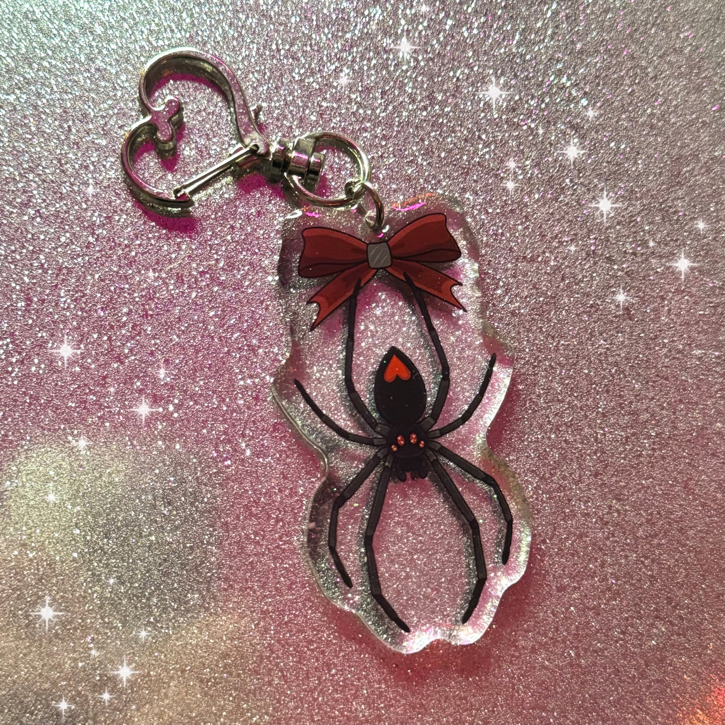 Black Widow Keychain