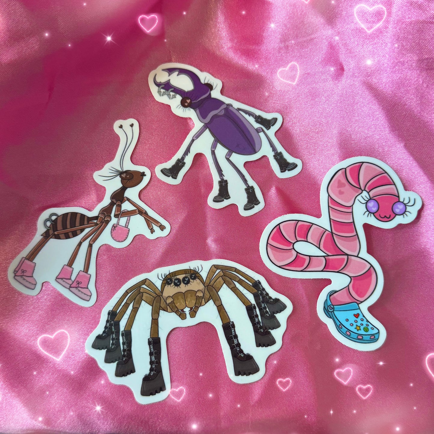 Bugs in Shoes Sticker Pack