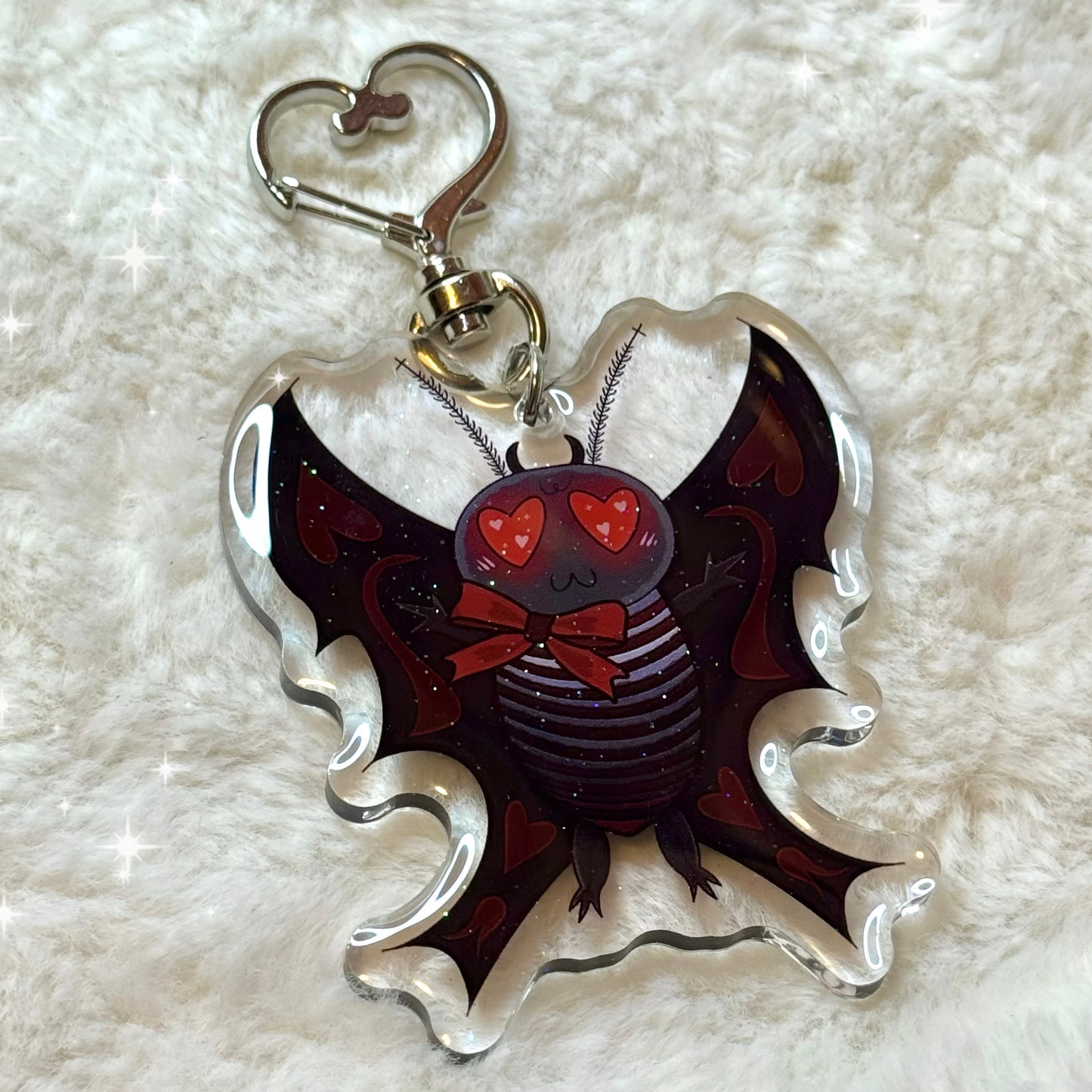 Moth Man Keychain