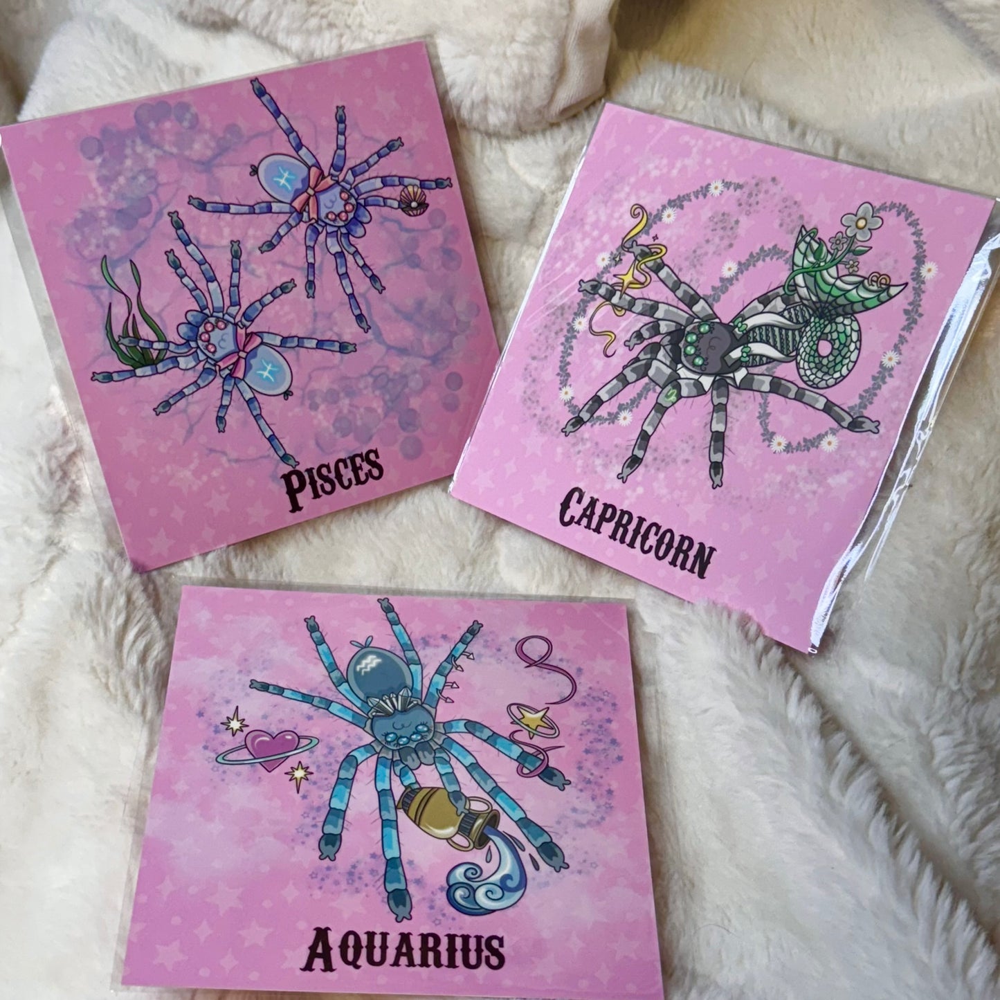 CAPRICORN Zodiac Tarantula Print