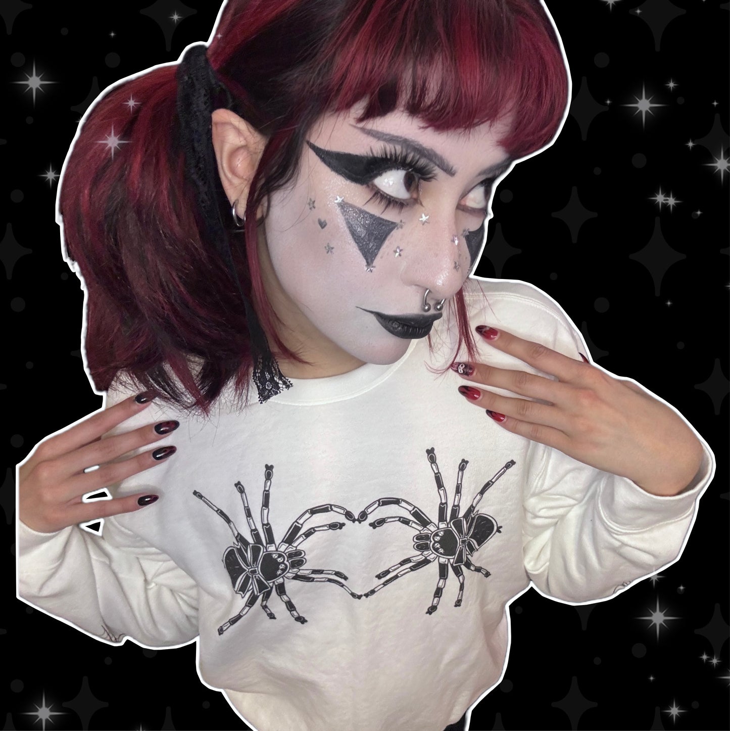 The Spider Lovers Circus Frown Sweatshirt