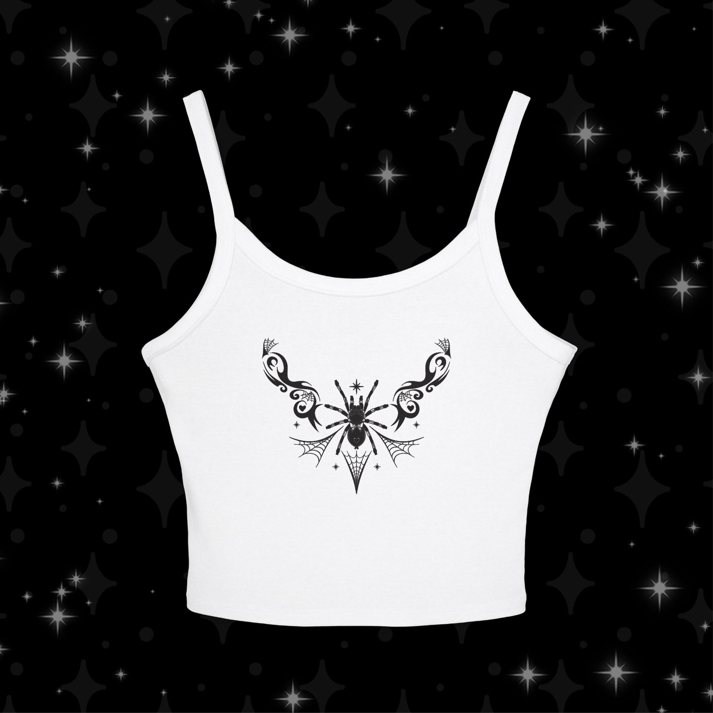 Tarantula Stamp Cropped Tank