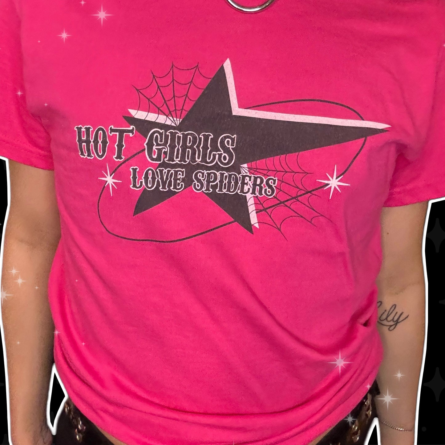HOT GIRLS LOVE SPIDERS Tee