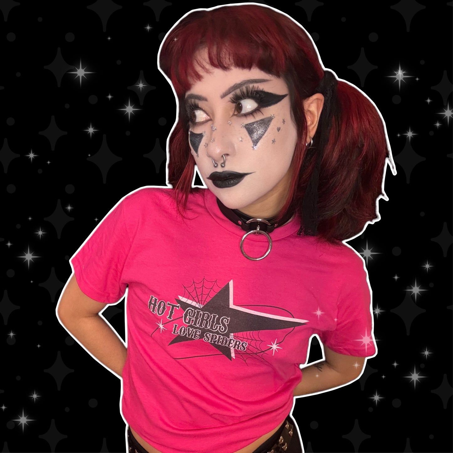 HOT GIRLS LOVE SPIDERS Tee
