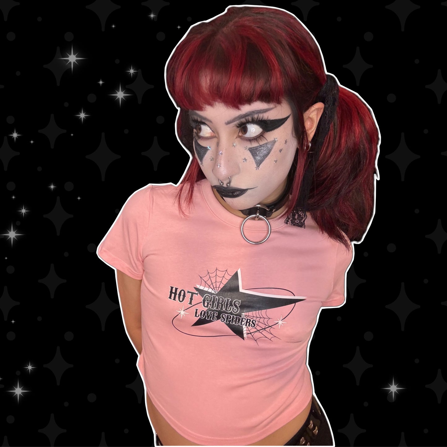 HOT GIRLS LOVE SPIDERS Baby Tee
