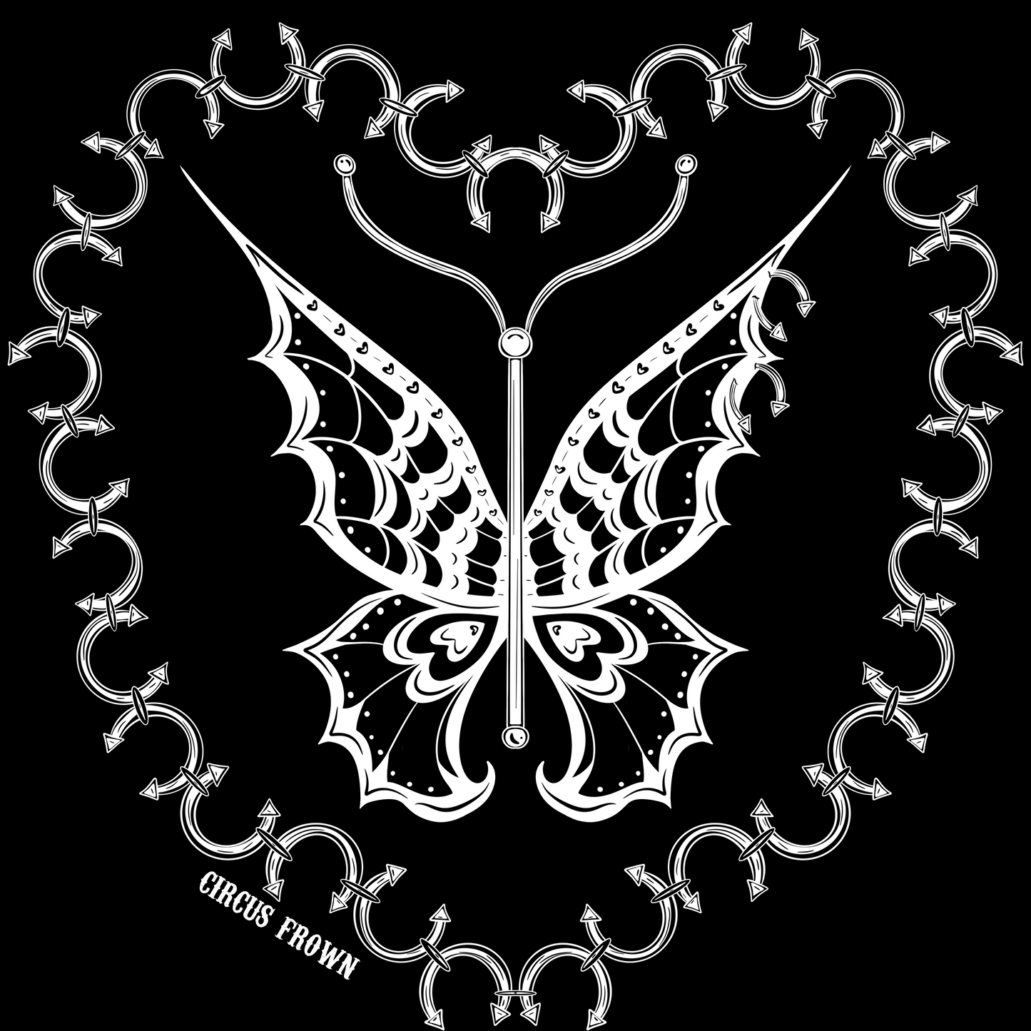 Pierced Butterfly Unisex Tee