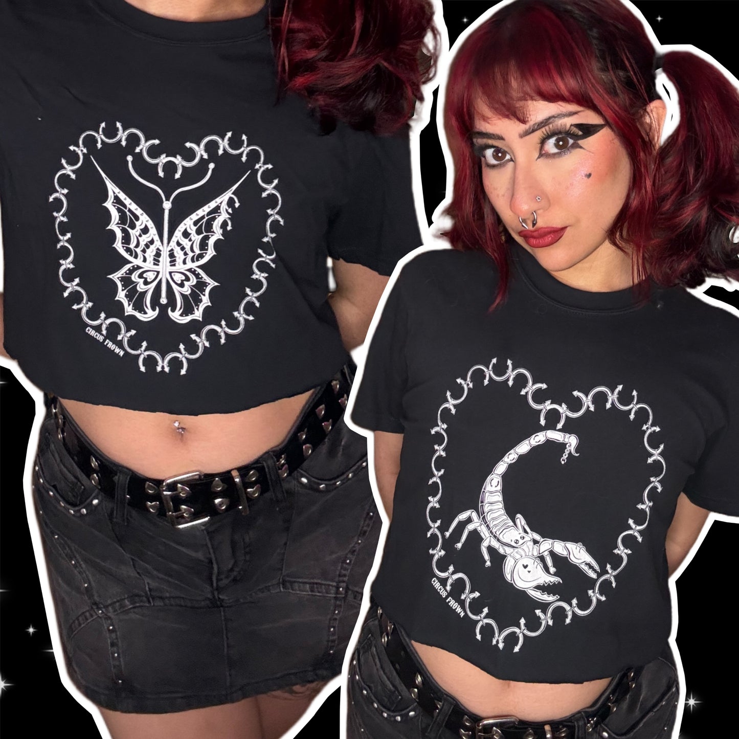 Pierced Butterfly Unisex Tee