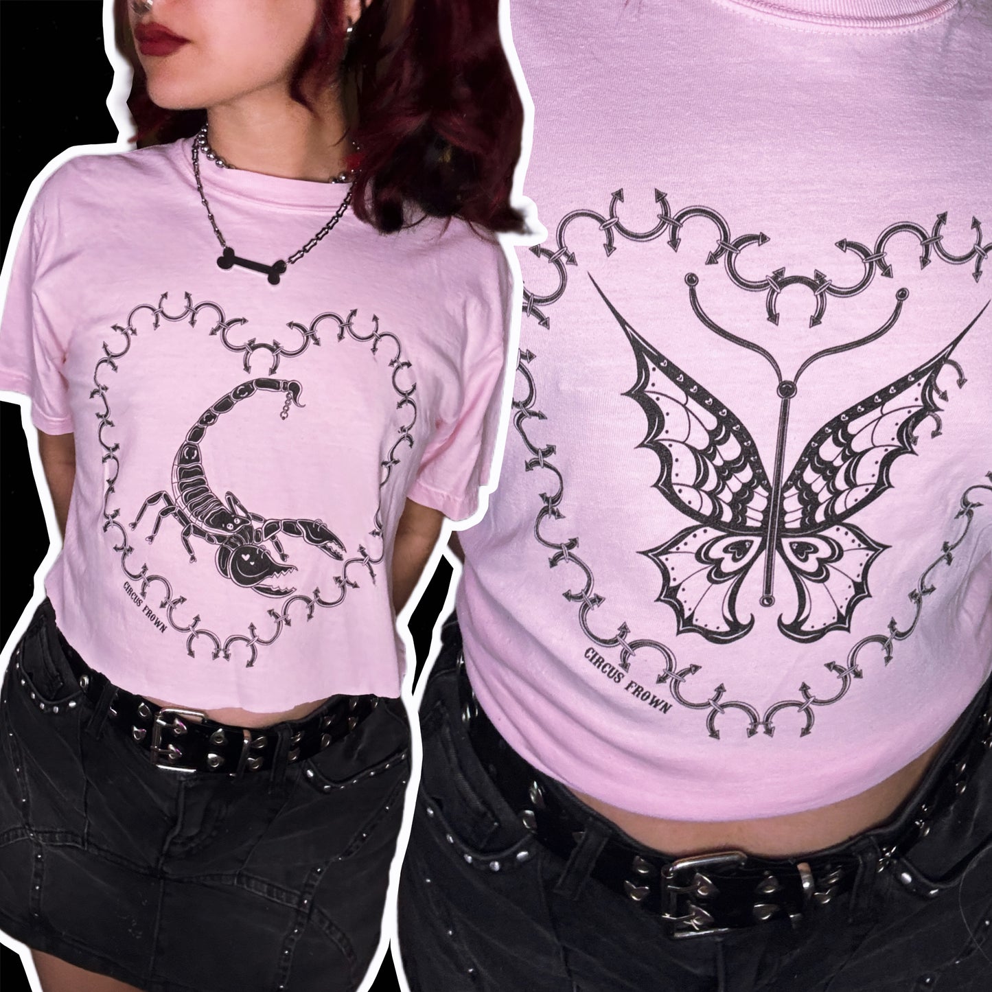 Pierced Butterfly Unisex Tee