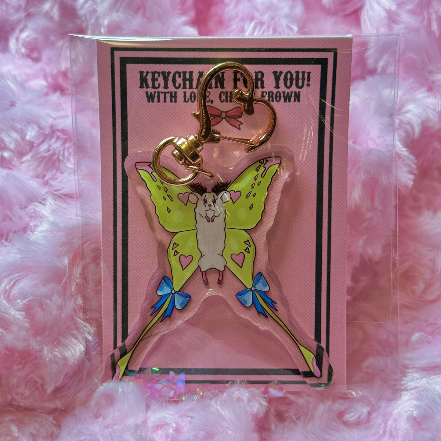 Moth Mousie Keychain