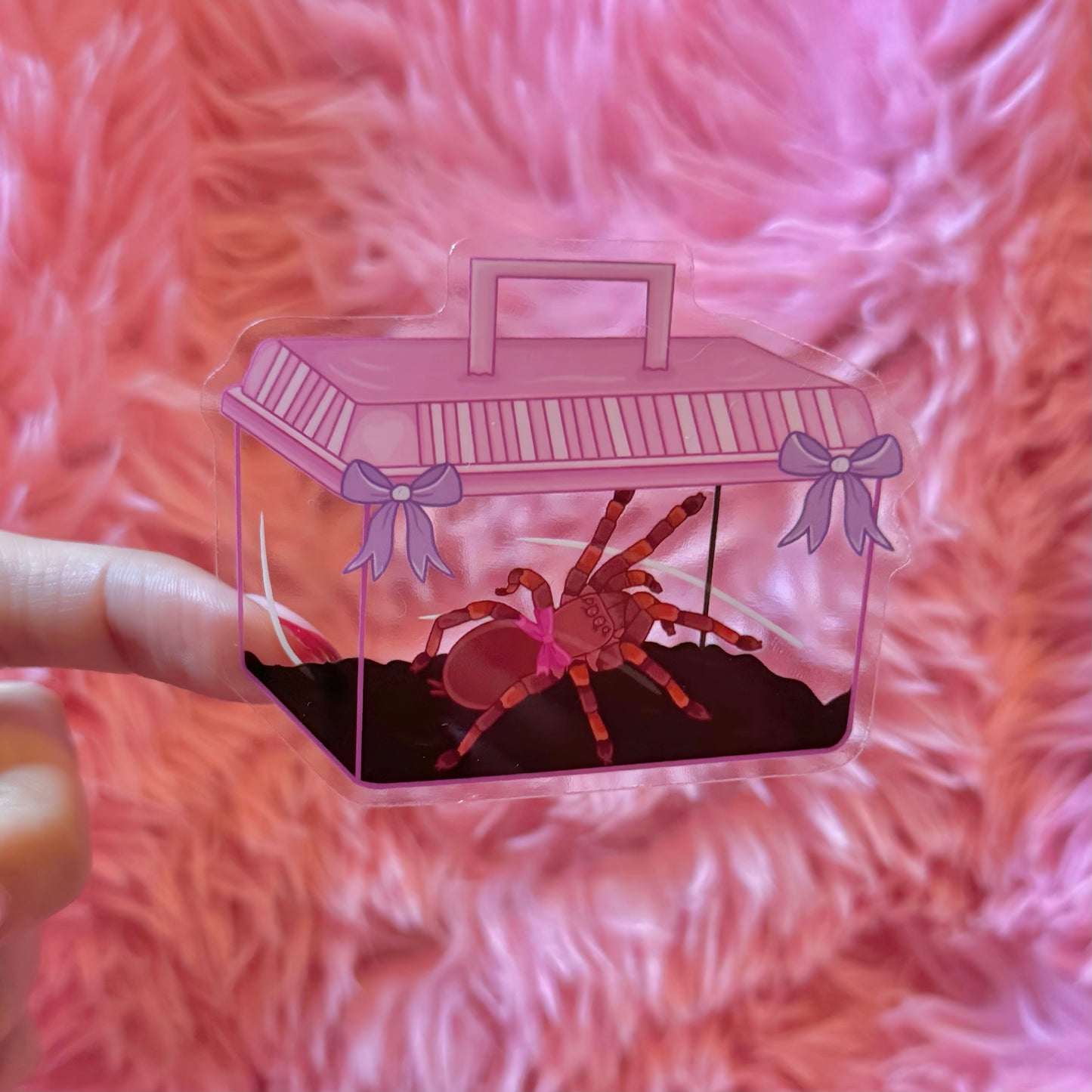 Transparent Tarantula Traveler Sticker