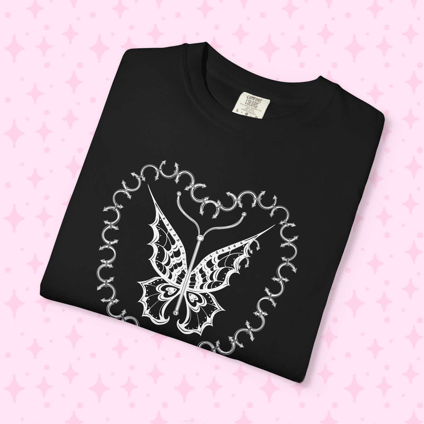 Pierced Butterfly Unisex Tee
