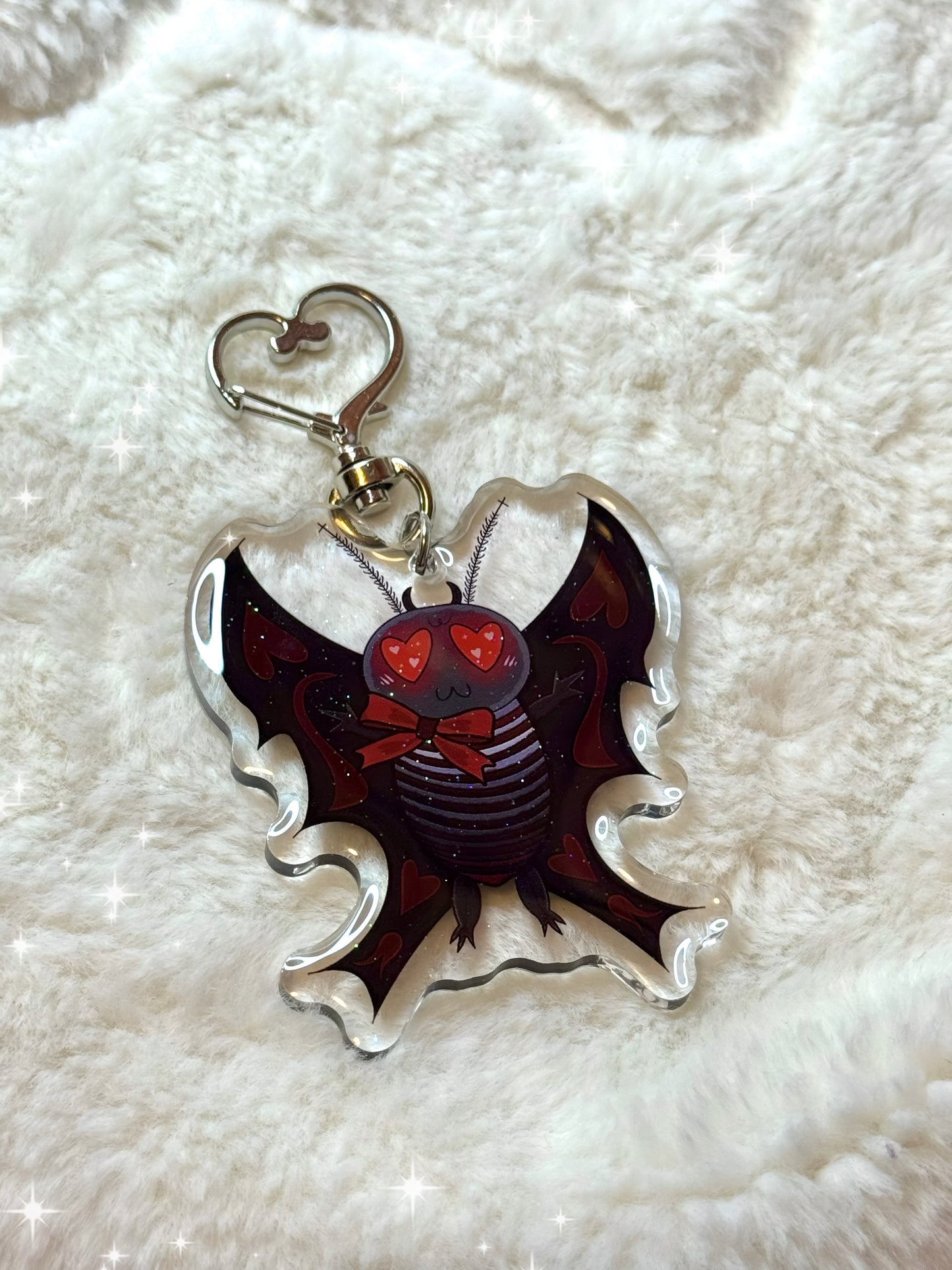 Moth Man Keychain