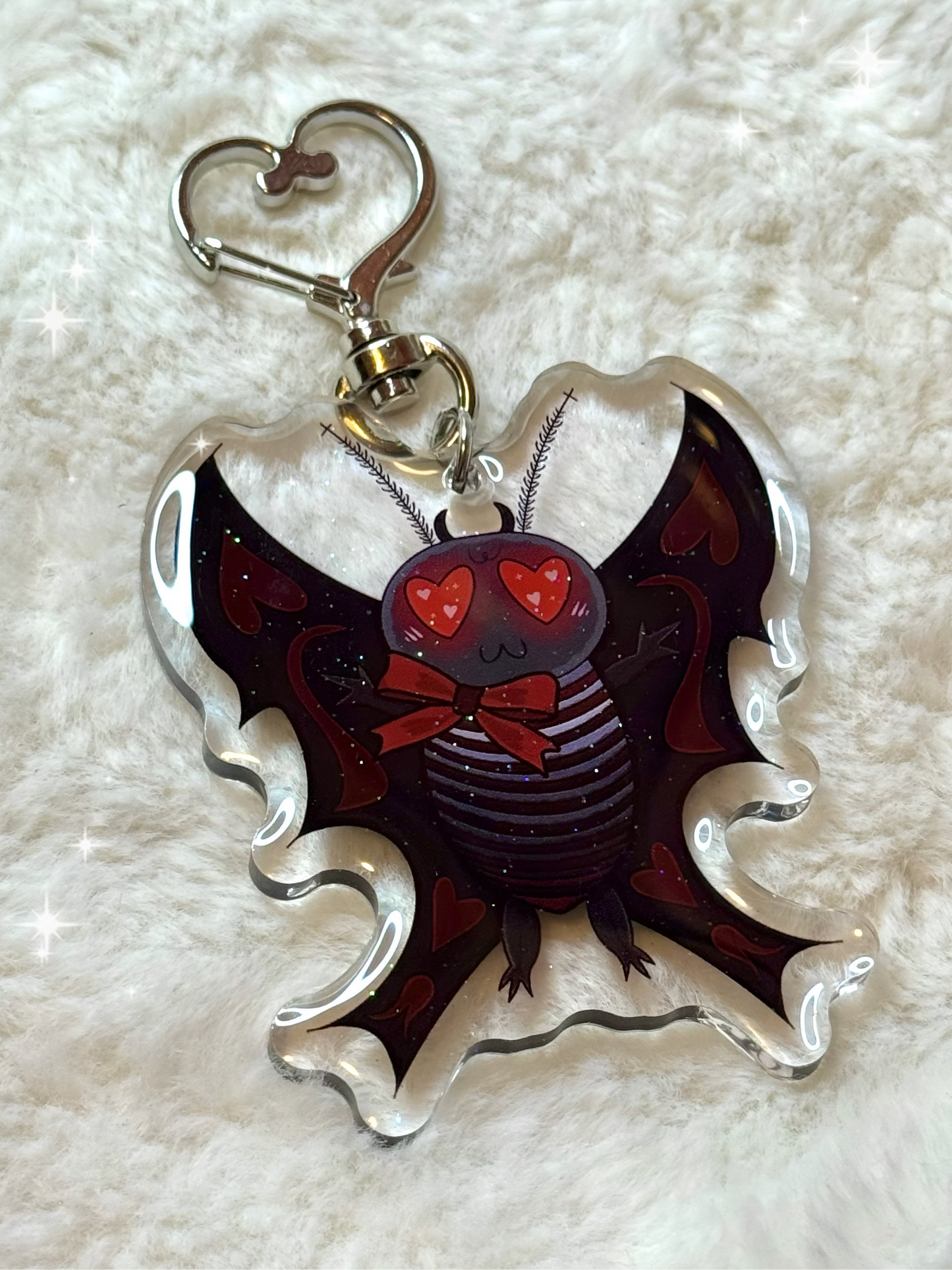 Moth Man Keychain