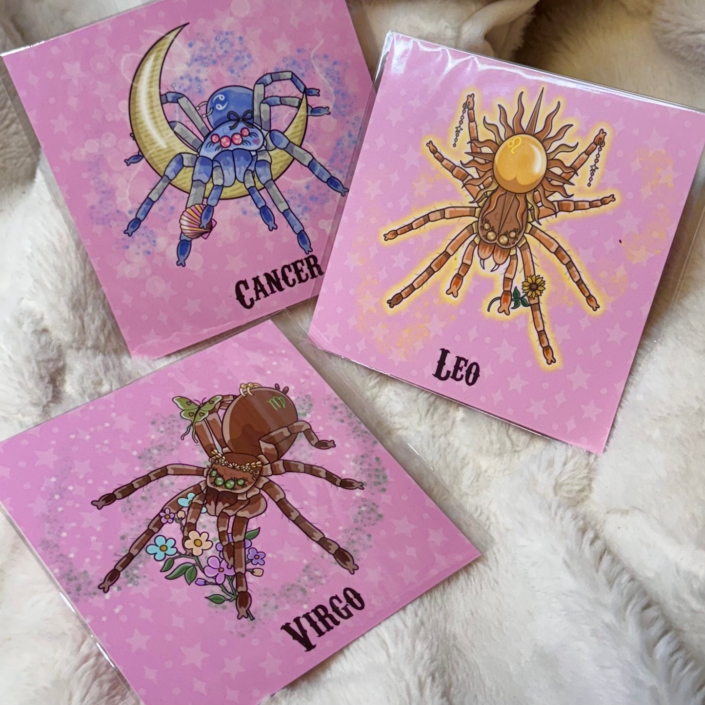 CANCER Zodiac Tarantula Print