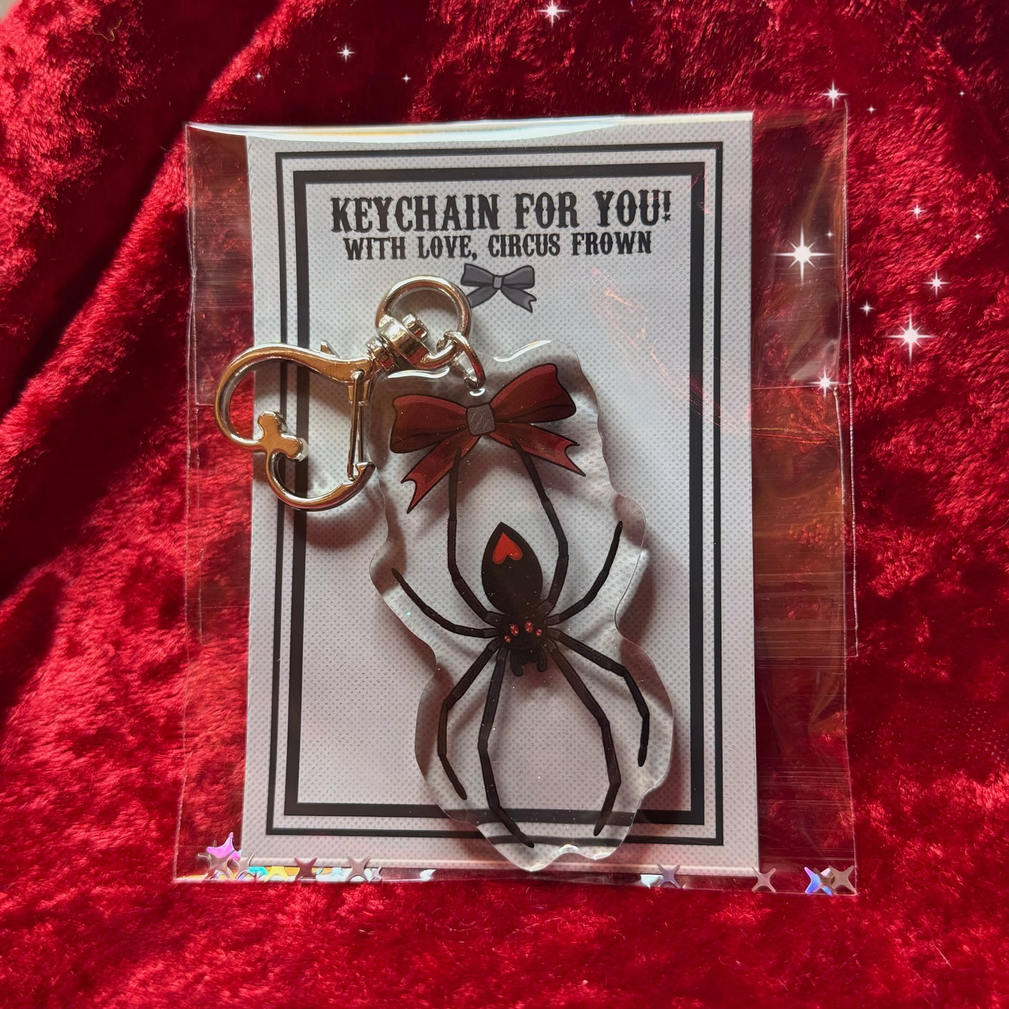 Black Widow Keychain