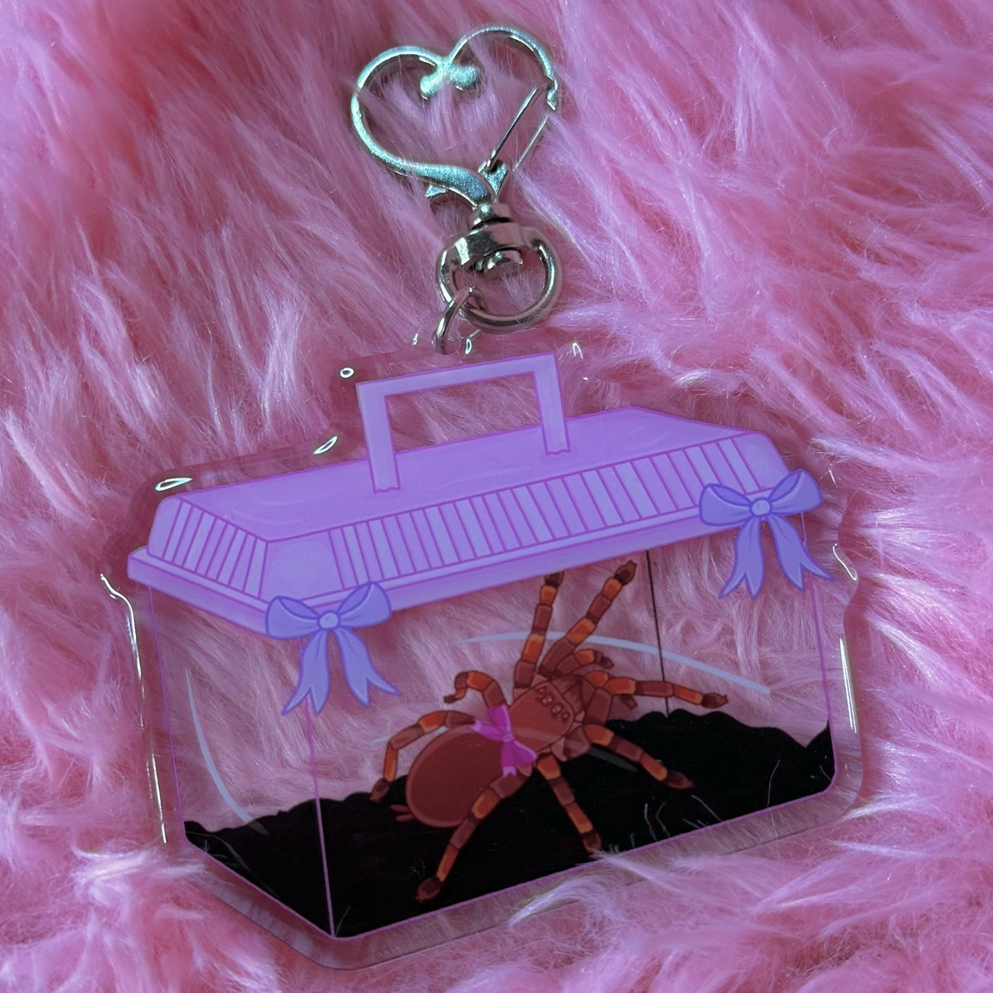 Tarantula Traveler Keychain
