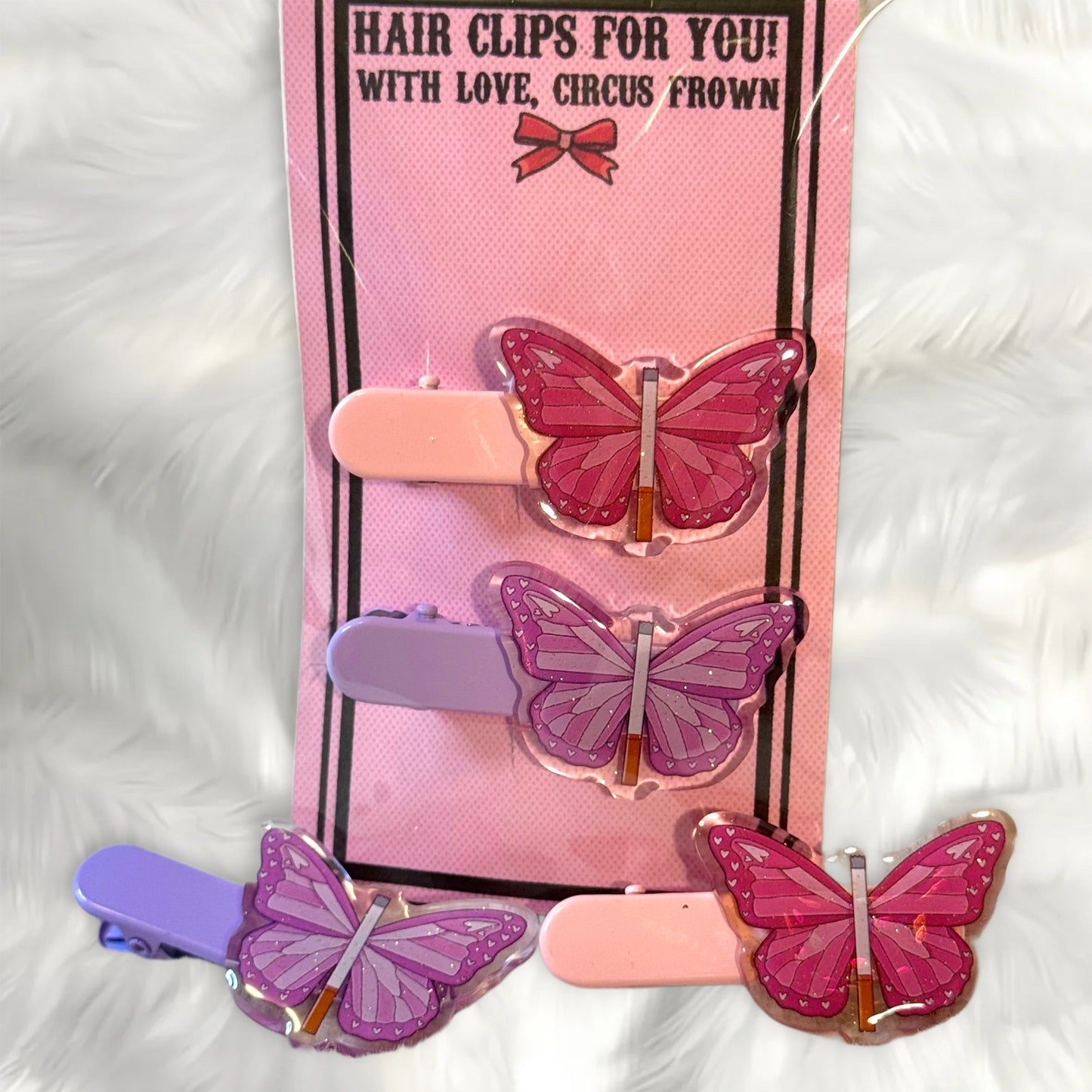 Ciggie Butterfly Hair Clips