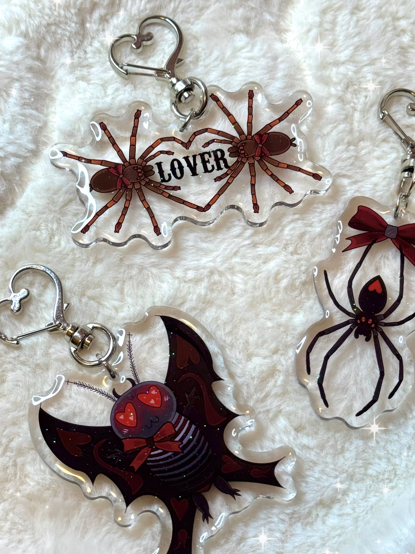 Moth Man Keychain