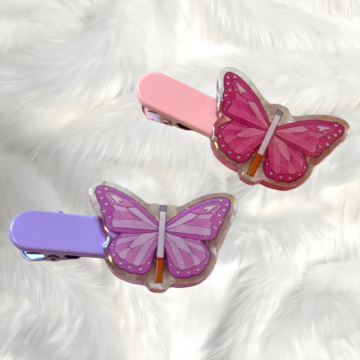 Ciggie Butterfly Hair Clips