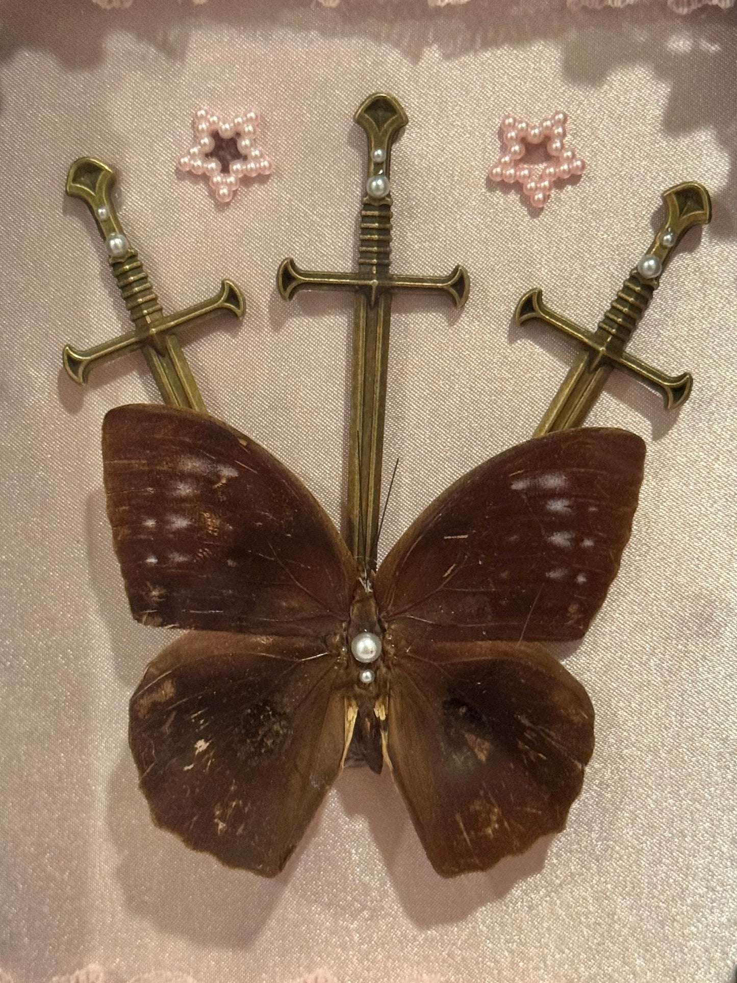 Three Of Swords - Common Duffer Butterfly