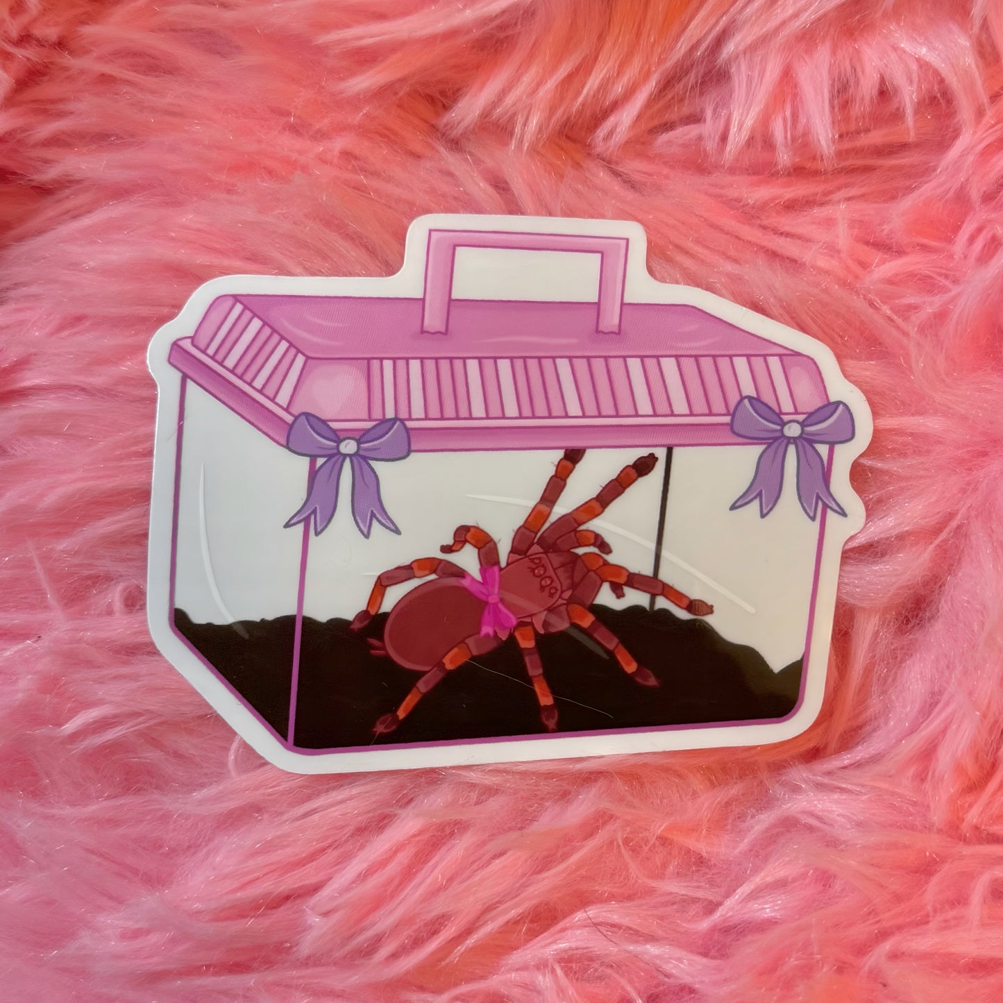 Transparent Tarantula Traveler Sticker