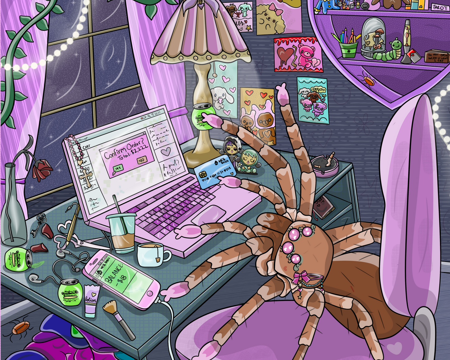 8x10 Girl Math Print