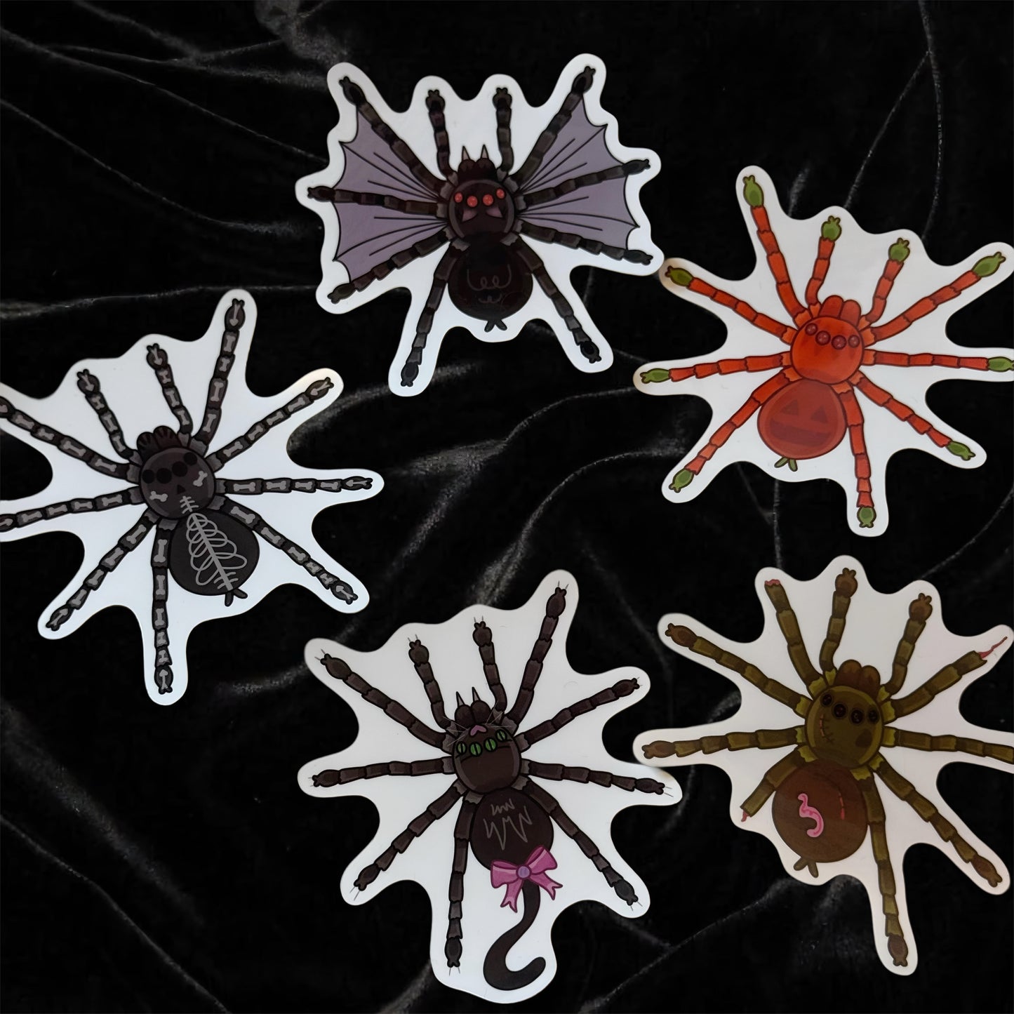 Spooky Spider Sticker Pack