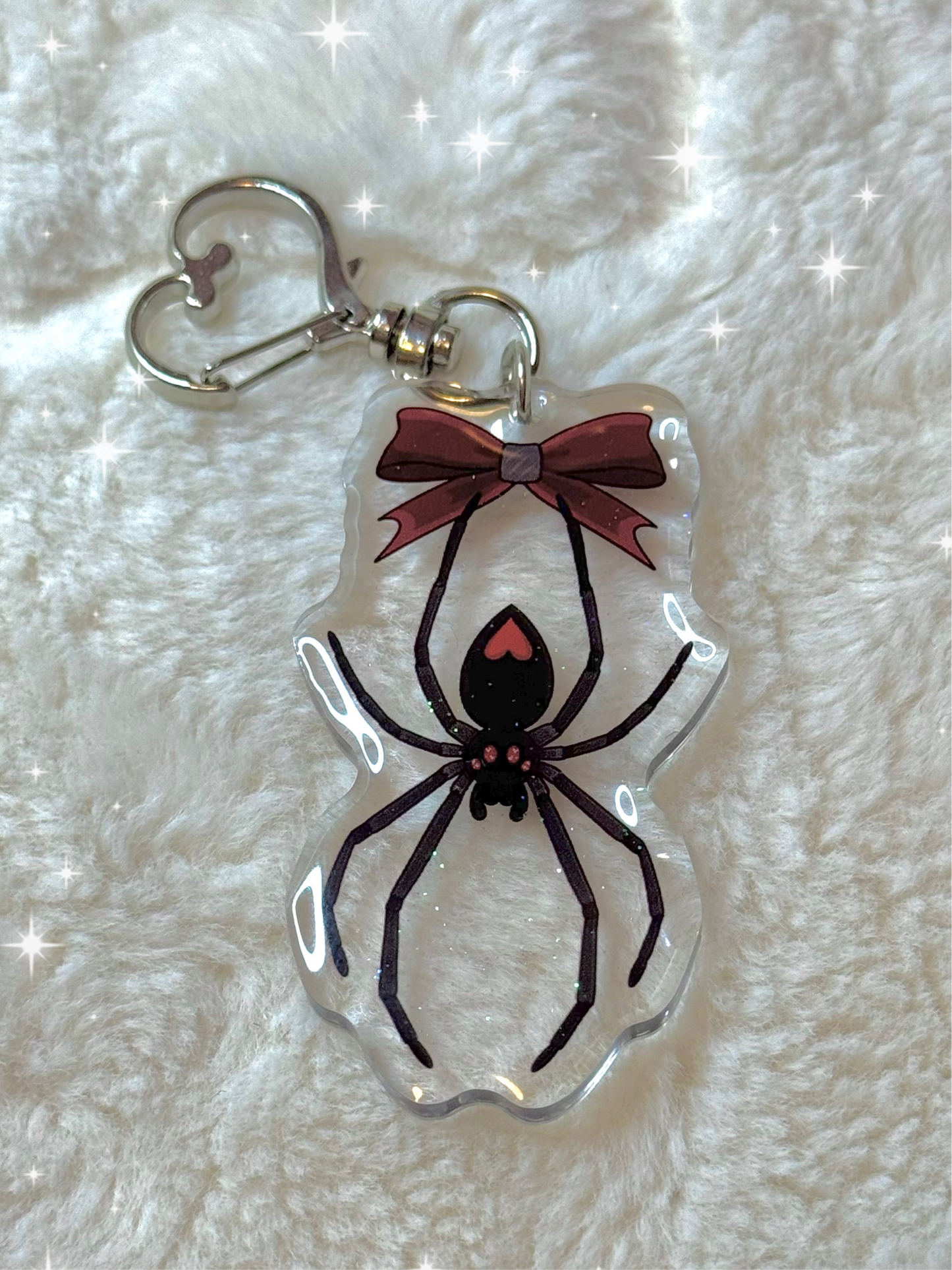 Black Widow Keychain