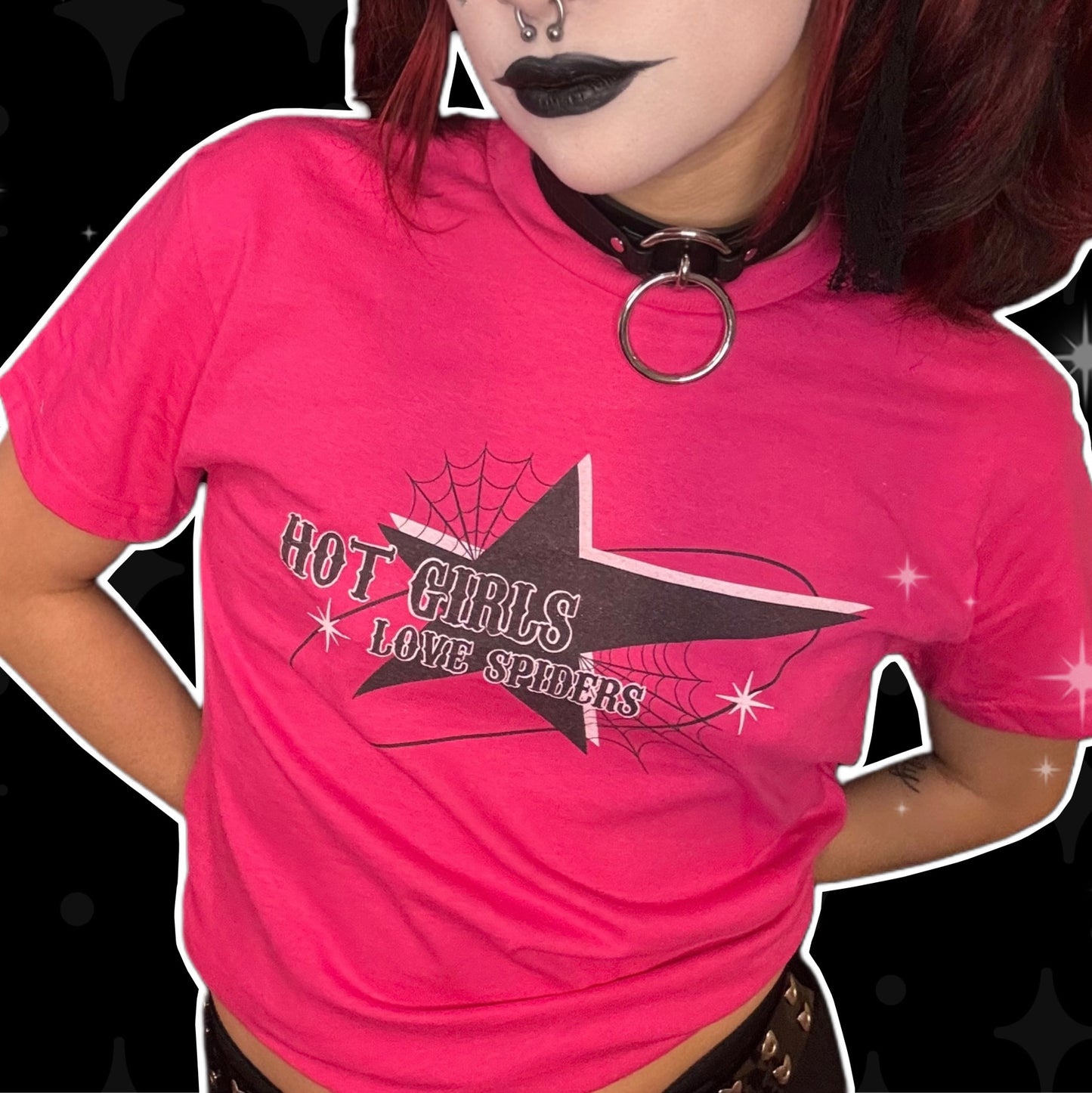HOT GIRLS LOVE SPIDERS Tee
