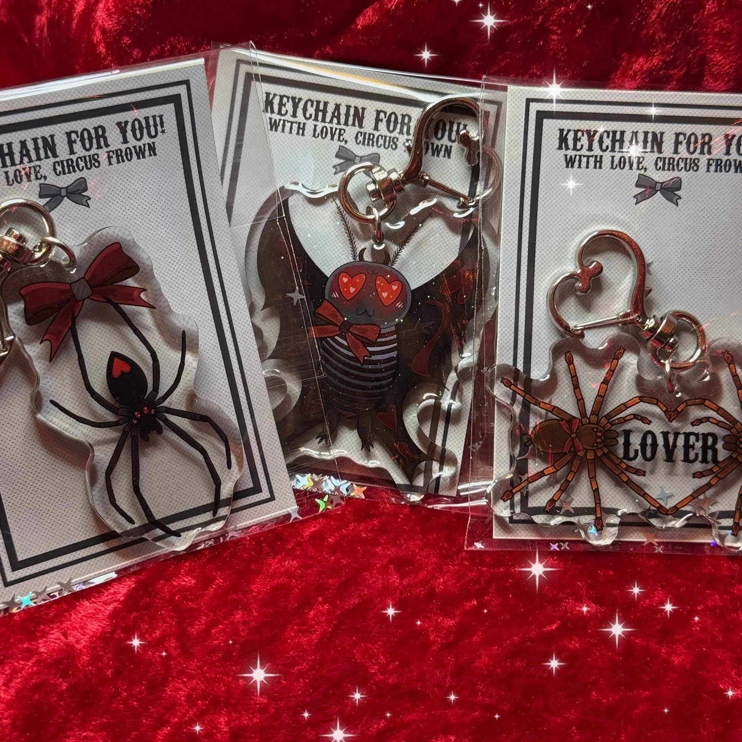 Moth Man Keychain