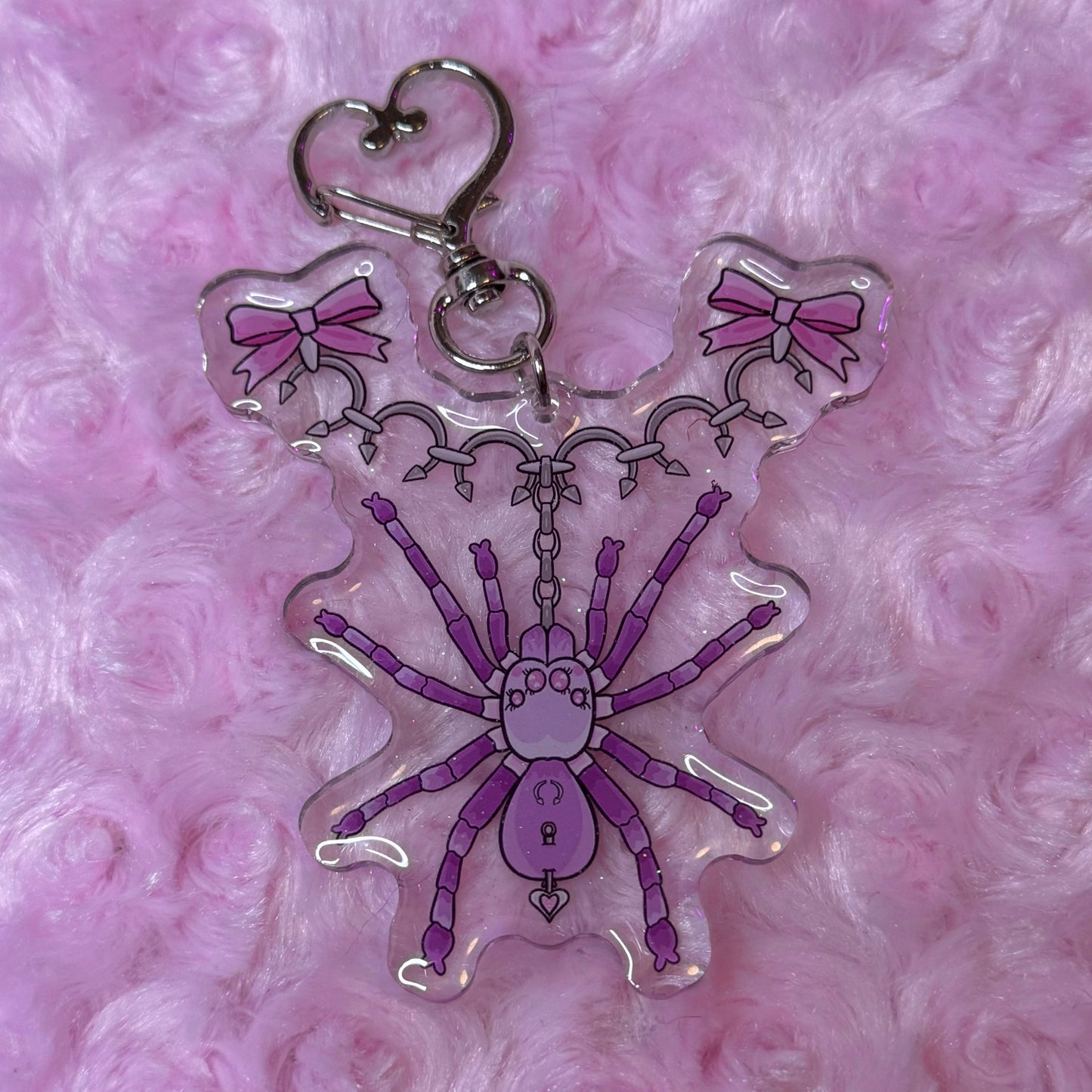 Pierced Tarantula Keychain
