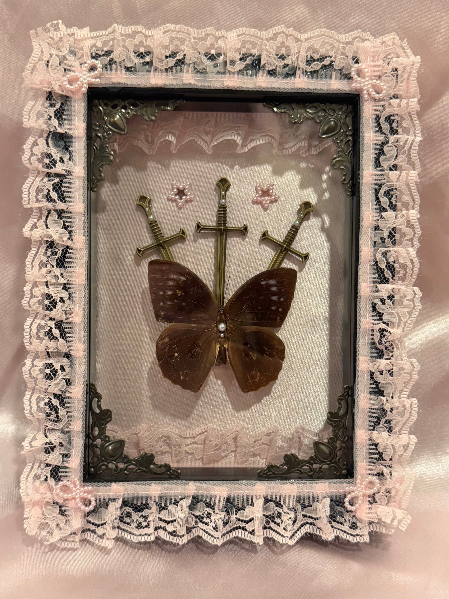 Three Of Swords - Common Duffer Butterfly