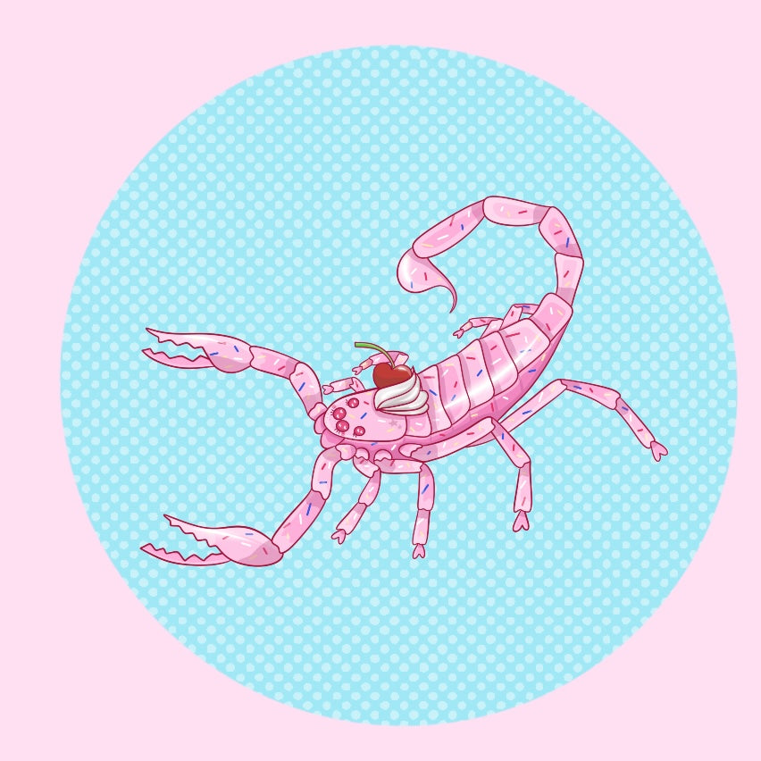 Scorpion Sundae Pin