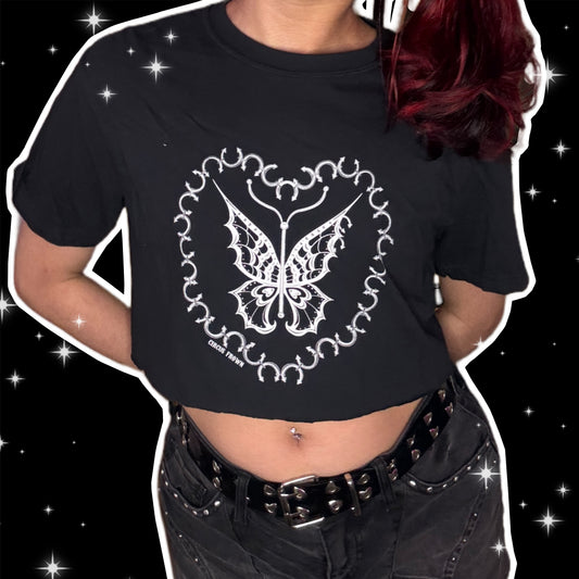 Pierced Butterfly Unisex Tee