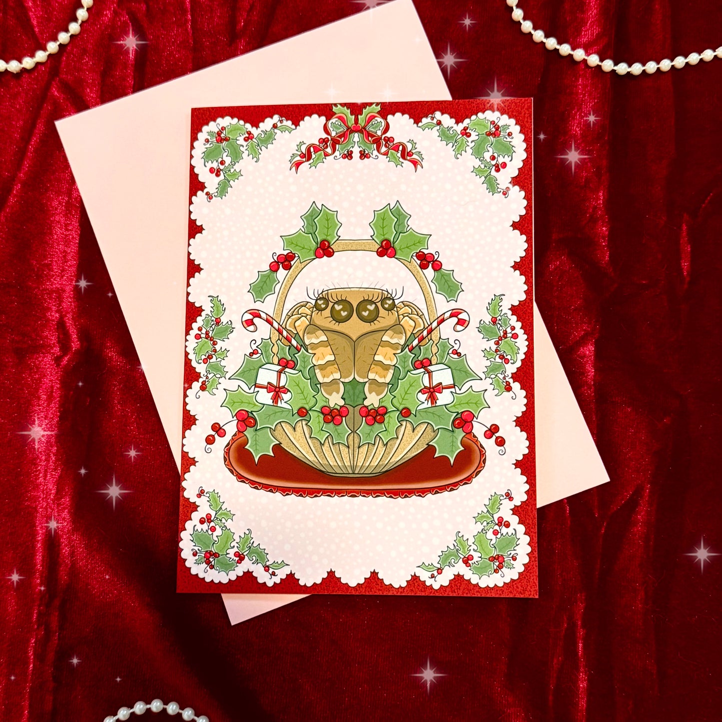 Spider Holiday Card Duo