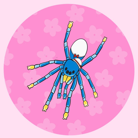 Tuxedo Spider Pin