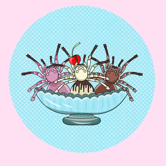 Spider Sundae Pin