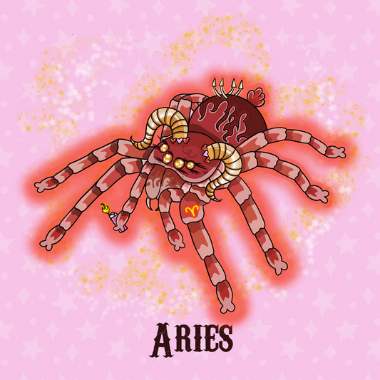 ARIES Zodiac Tarantula Print