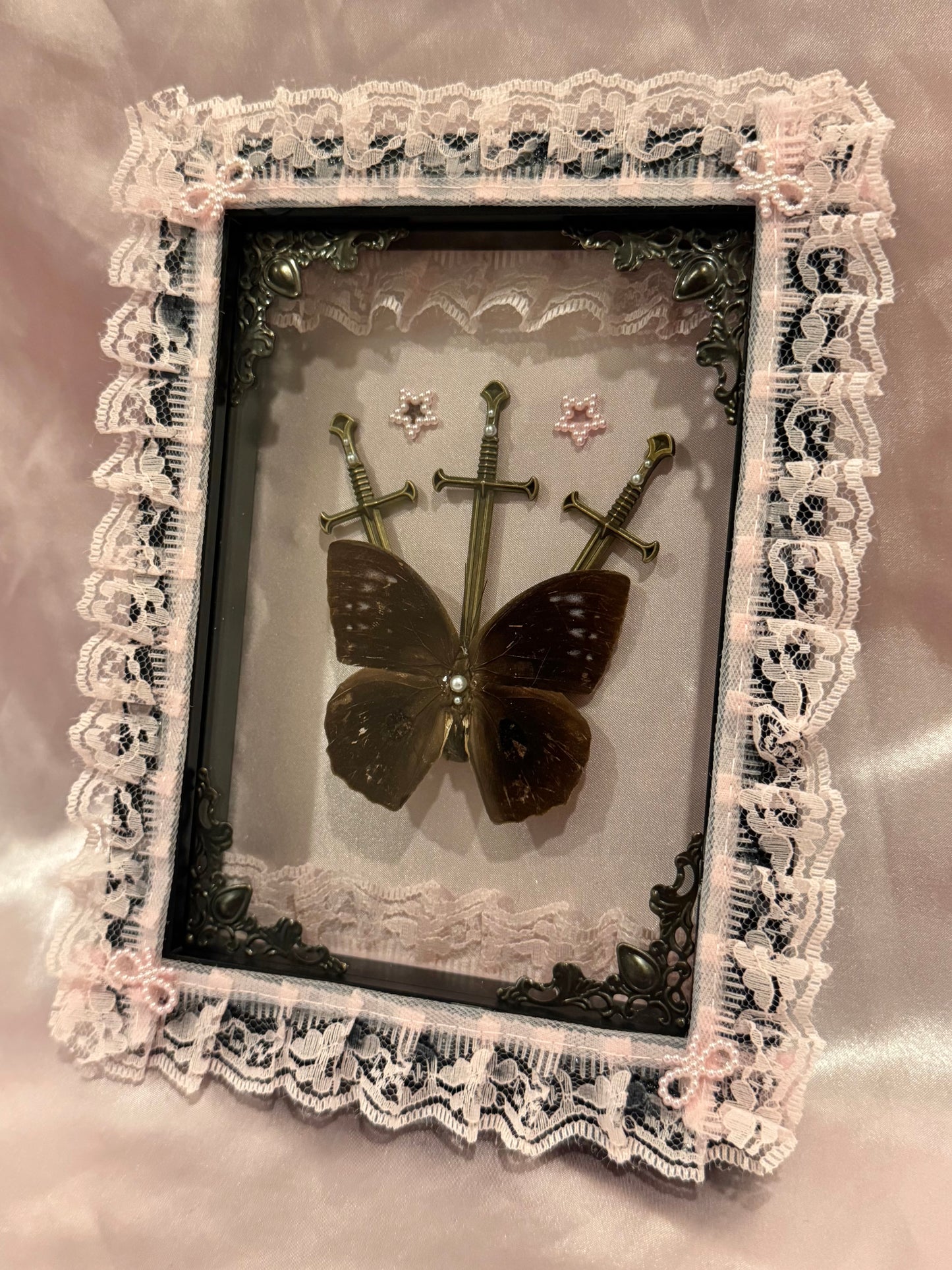 Three Of Swords - Common Duffer Butterfly