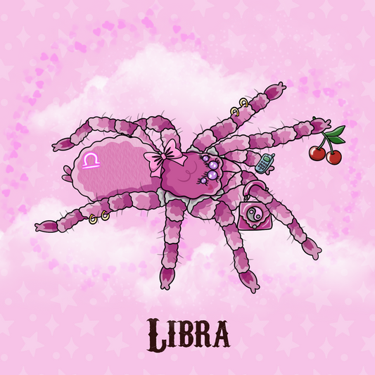 LIBRA Zodiac Tarantula Print