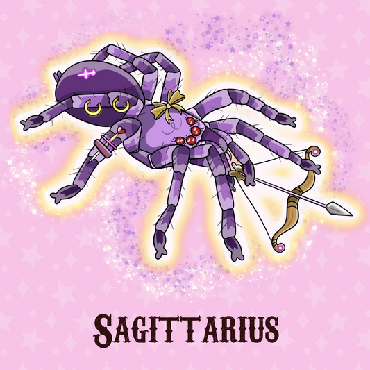SAGITTARIUS Zodiac Tarantula Print