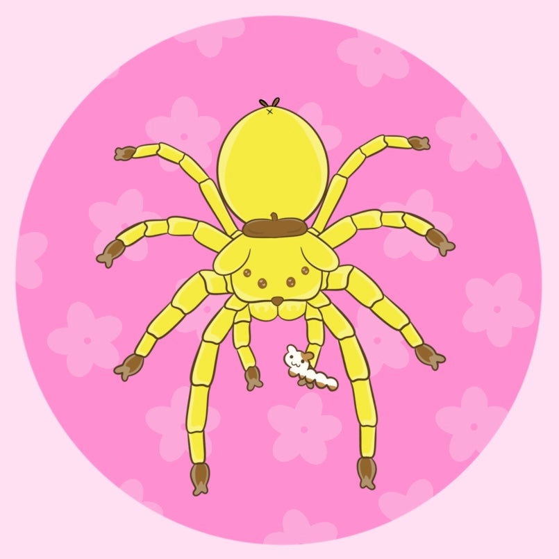 PomPomSpider Pin