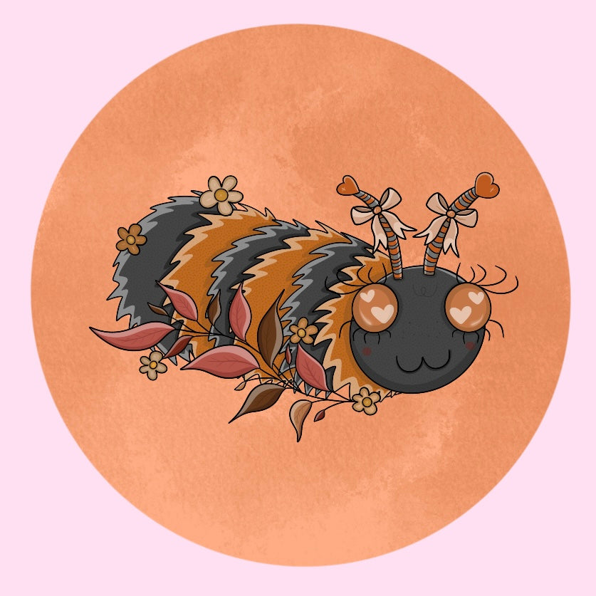 Wooly Caterpillar Pin