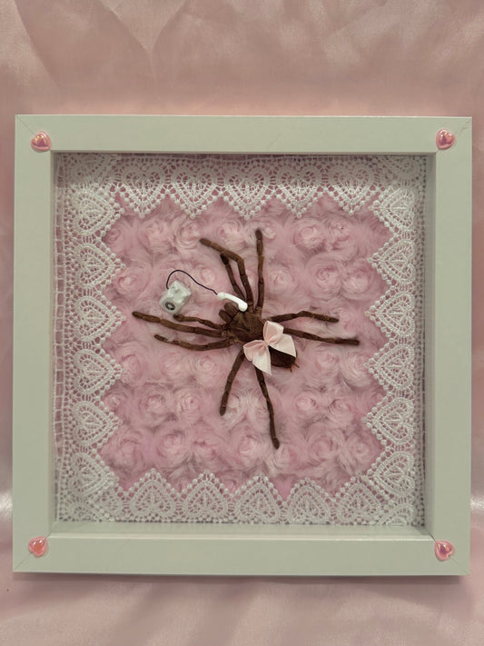 Hello? On The Phone Tarantula - White