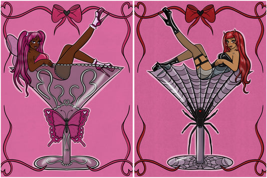 Burlesque Bugs Print Duo